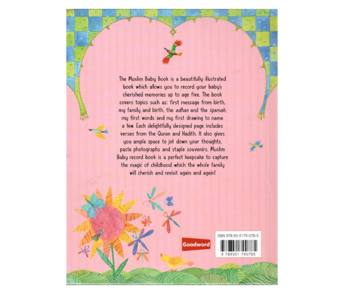 Goodword Muslim Baby Book For Girls Keep A Record Of Your Babys - Zoom Image 2