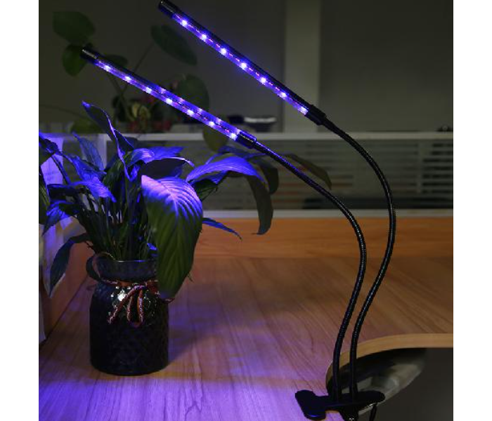 30W LED Table Grow Light -2 Heads With Chip - Black - Zoom Image 1