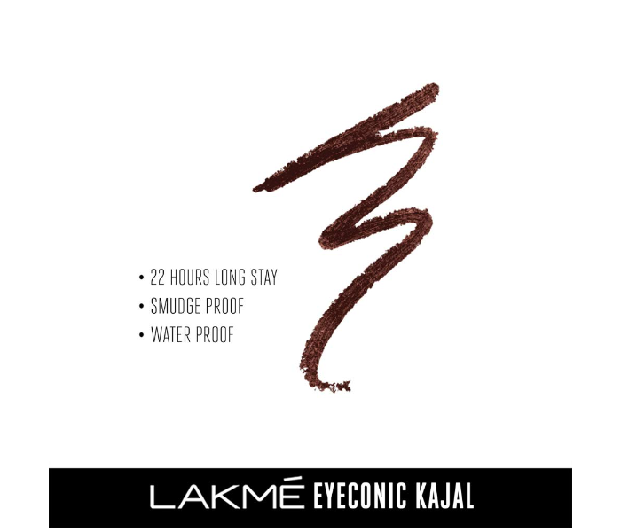 Lakme Eyeconic Kajal Classic - Brown - Zoom Image 4