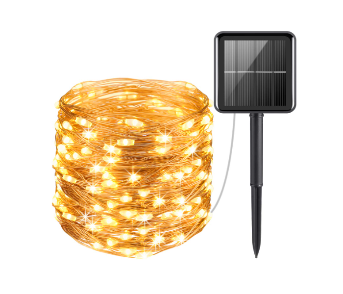 Solar Copper Wire Light - Black - Zoom Image