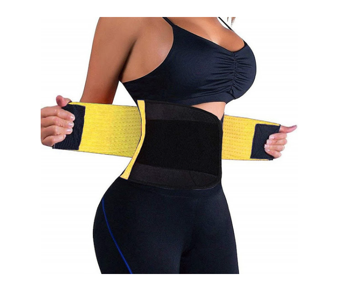 GTC 22000788 Medium Size Waist Cincher Corset Breathable Trainer Belt for Women - Yellow - Zoom Image 1