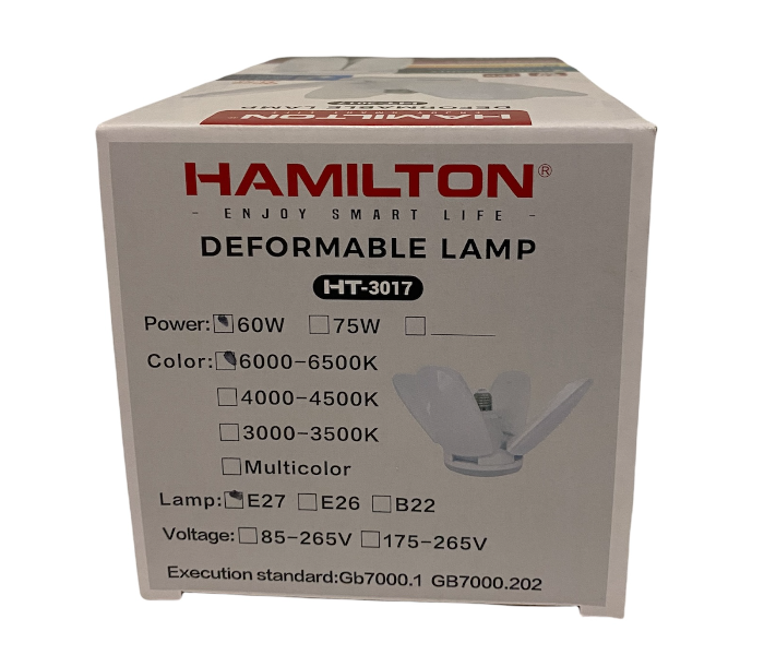 Hamilton HT-3017 Fan Shaped Deformable Lamp - White - Zoom Image 5