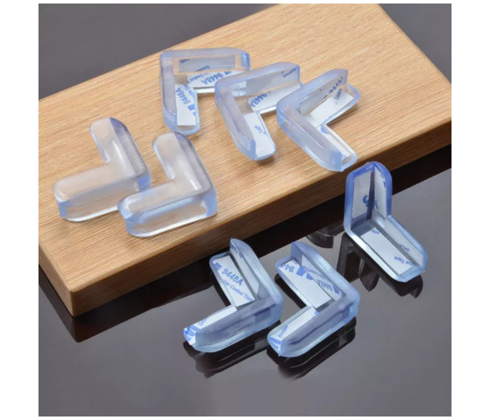 4 Piece Transparent Silicone Corner Bumper Pad - Zoom Image 6