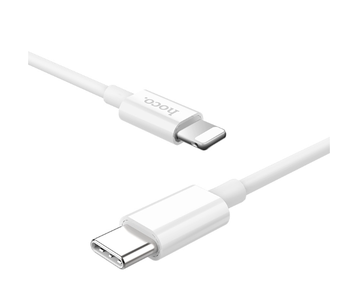 Hoco X36 Swift Pd Charging Data Cable For Lightning - White - Zoom Image 1