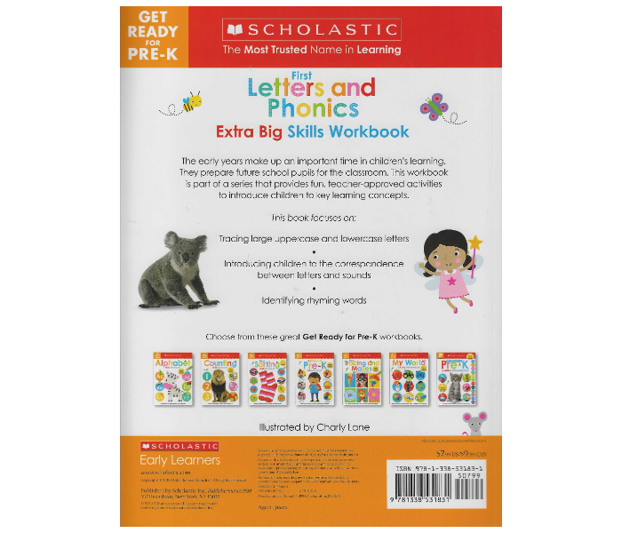 Scholastic First Letters And Phonics Extra Big Skills Work Book for Kids - Zoom Image 2