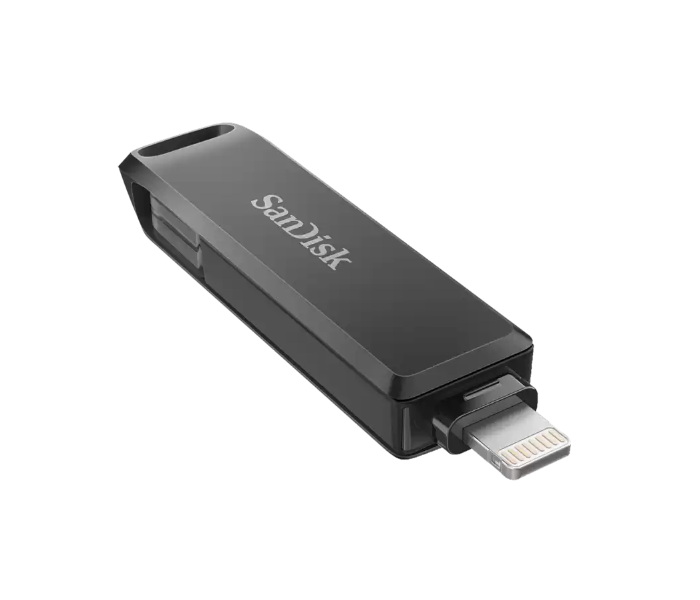 SanDisk SDIX70N-064G-GN6NN 64GB iXpand Flash Drive Luxe for iPhone and Type-C - Black - Zoom Image 4