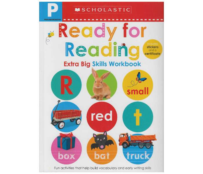 Scholastic Pre-K Ready For Reading Extra Big Skills Workbook Book for Kids - Zoom Image 1