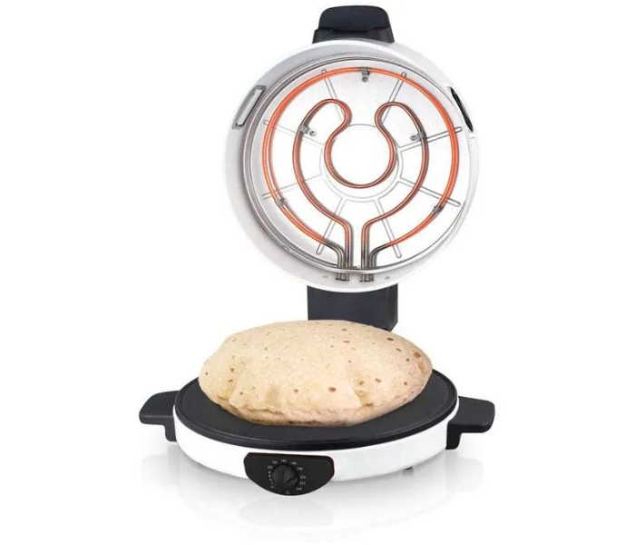 Saachi NL-RM-4979G-WH 1800Watts 30 Cm Roti Tortilla or Pizza Maker - Black and White - Zoom Image