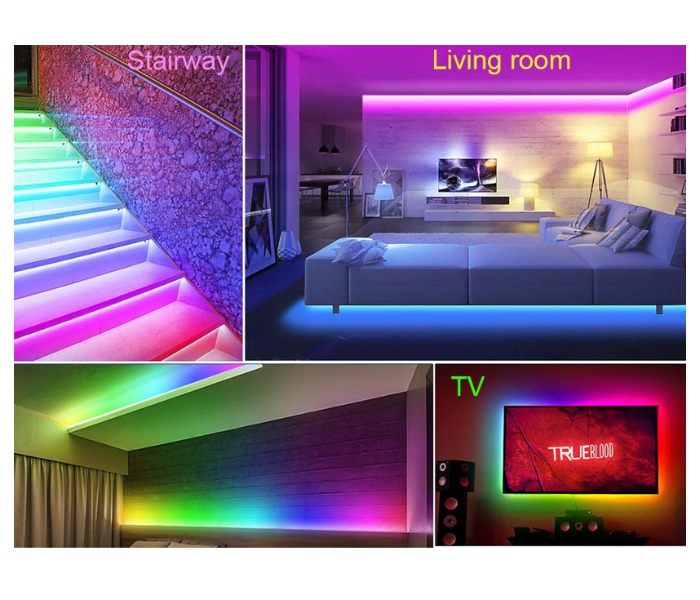 10 Meter RGB smart LED Strip Roll with Remote Control, Voice control via Amazon Alexa or google home  - Zoom Image 11