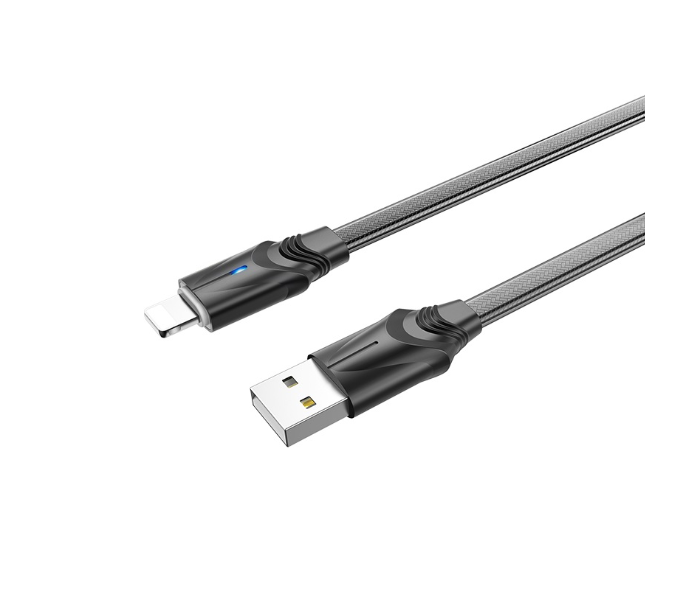 BOROFONE BU12 Synergy Charging Data Cable For Lightning - Black - Zoom Image 1