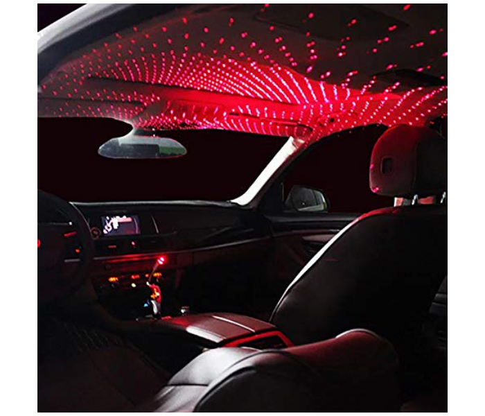 Universal Car Interior Star Star Red Light - Zoom Image