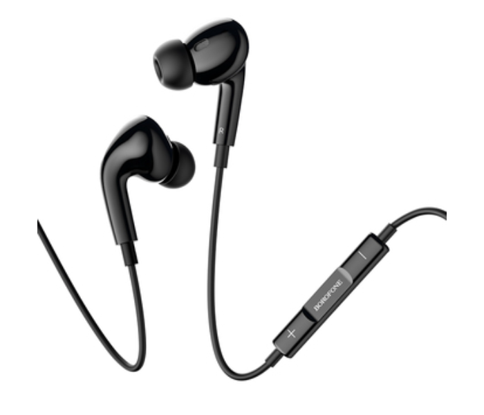 BOROFONE BM30 PRO Original Series Earphones 3.5 Aux - Black - Zoom Image 2