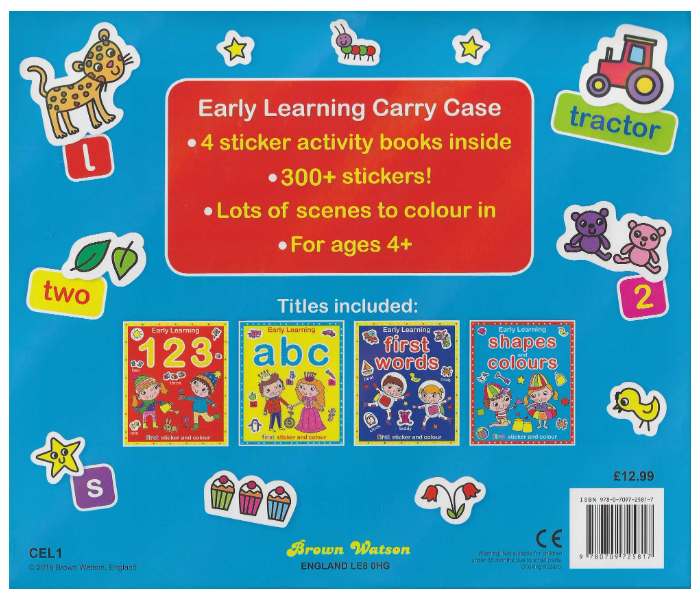 Brown Watson Early Learning Carry Case Book for Kids - Zoom Image 2