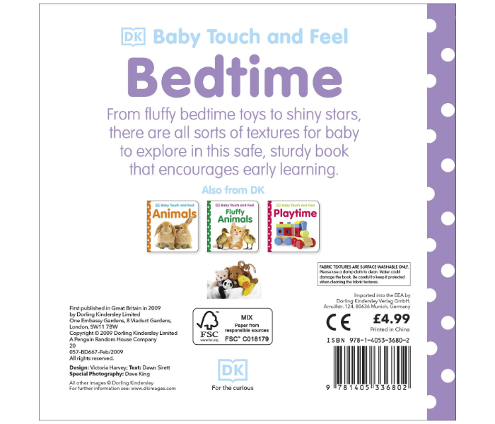 Dk Baby Touch And Feel Bedtime Books for Kids - Zoom Image 2