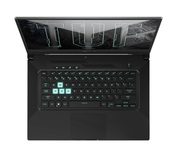 Asus FX516PC-HN558T TUF Dash F15 Gaming Laptop 15.6 Inch FHD Intel Core i5 Processor 8GB RAM 512GB SSD 4GB NVIDIA GeForce RTX 3050 Graphics Windows 10 Home - Black - Zoom Image 2