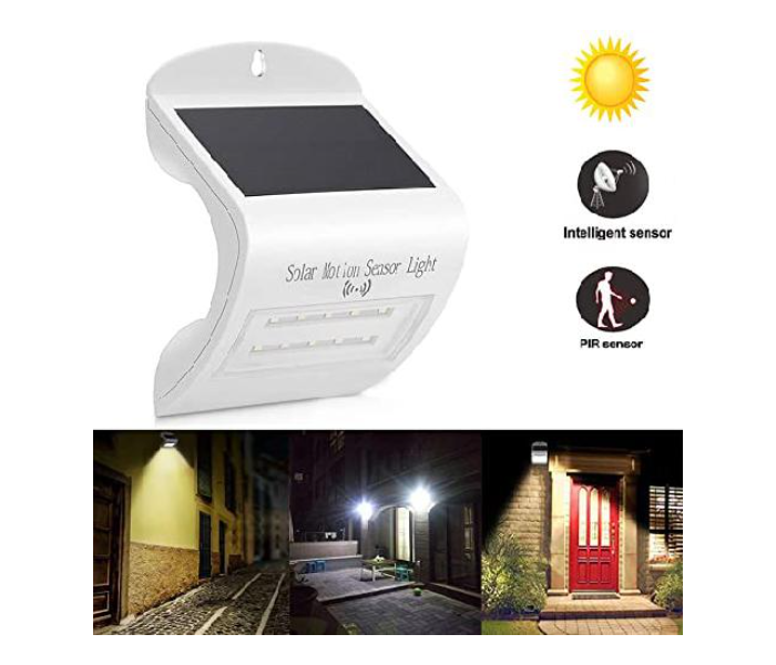 CL-TYB-3W 2Watts 1500mAh Solar Intelligent Sensor Light - White - Zoom Image 1