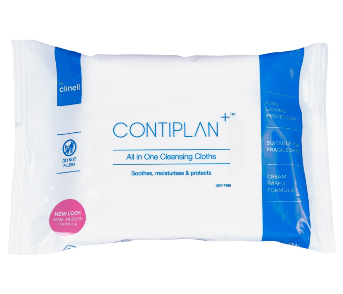 Clinell CON25 25s Contiplan All In One Cleansing Cloths - Zoom Image