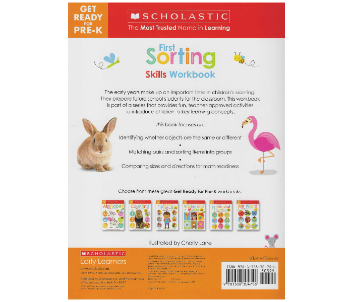 Scholastic Get Ready For Pre-K, Skills Workbook: First Sort Book for Kids - Zoom Image 2