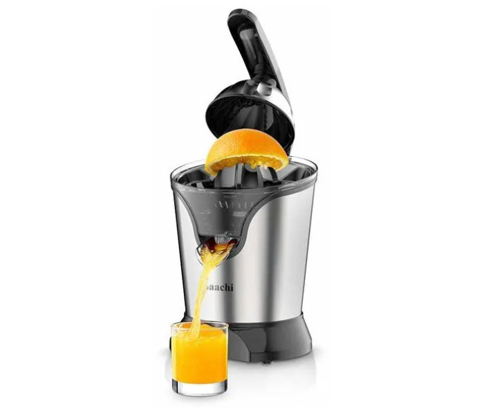 Saachi NL-CJ-4069 Citrus Juicer With Stainless Steel Body - Black and Silver - Zoom Image