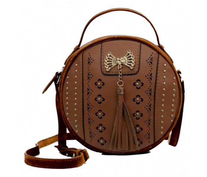 Moroccan Round Messenger Hand Bag For Women  - Zoom Image