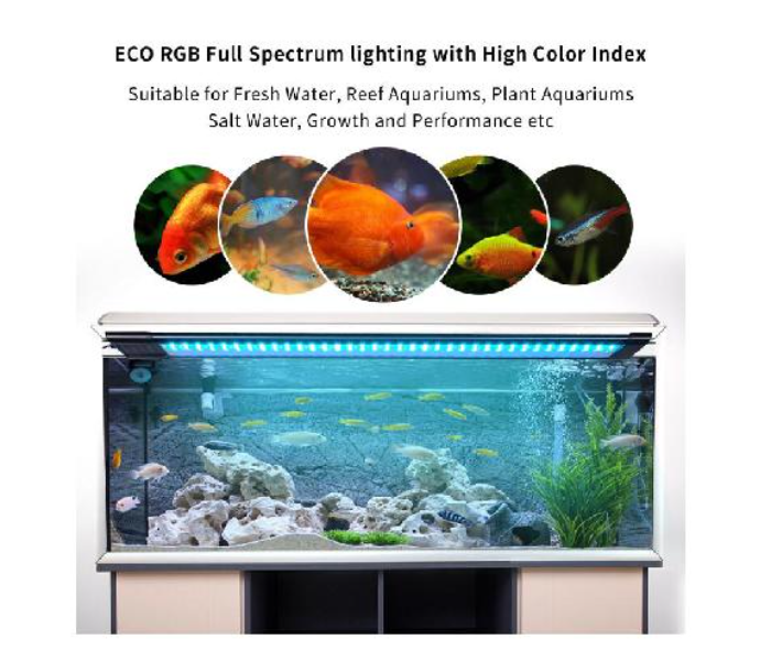 120cm Aquarium Programmable LED Lights - Black - Zoom Image 3