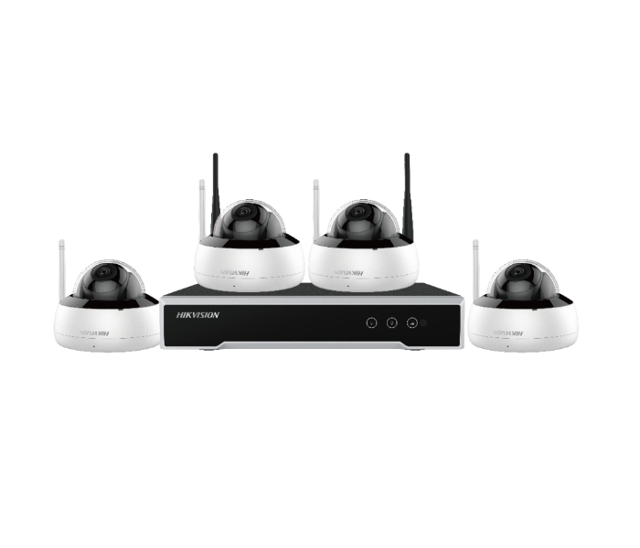 Hikvision NK44W1H-1T WD 4MP H265 Dome Wi-Fi Kit - White and Black - Zoom Image