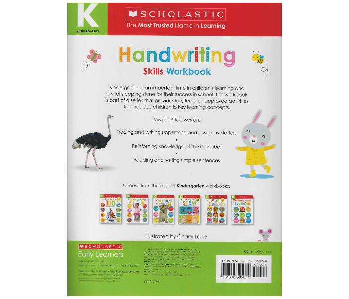 Scholastic Hand Writing Skills Workbook Book for Kids - Zoom Image 2