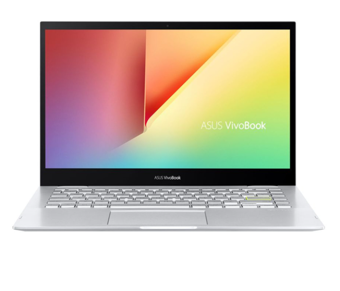 Asus TP470EZ-EC017T VivoBook Flip 14 Inch FHD Intel Core i5 1135G7 Processor 8GB RAM 512GB SSD 4GB Intel Iris Xe Max Graphics Windows 10 - Silver - Zoom Image 1