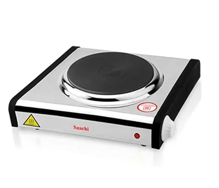 Saachi NL-HP-6208 Single Hot Plate - Black and White - Zoom Image