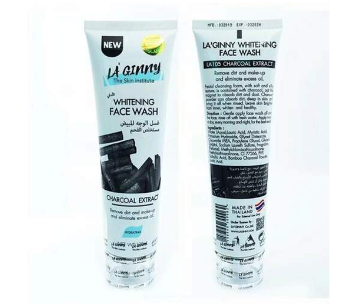 Laginny LA 105 100ml Whitening Facewash Charcoal - Zoom Image