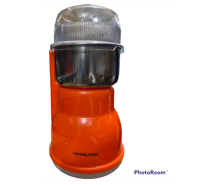 Hamilton HT-3330 Premium Quality Coffee Grinder - Orange and Silver - Zoom Image 1