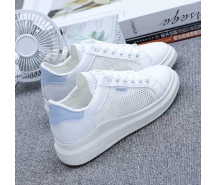 Sneakers Outdoor Casual Sports EU 37 Shoes for Women - White and Blue - Zoom Image 2