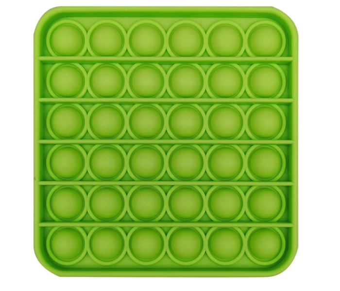 Pop It Green Square Toy For Kids - Green - Zoom Image