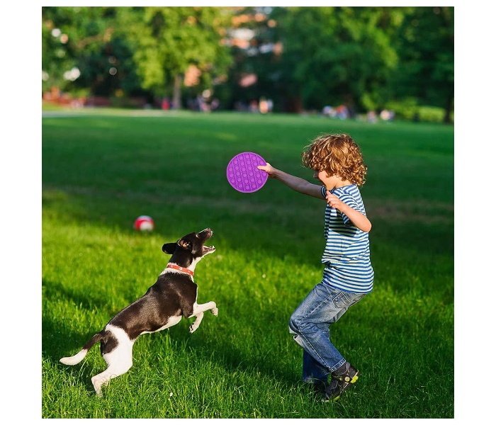 Pop It Purple Circle Toy For Kids - Purple - Zoom Image 3