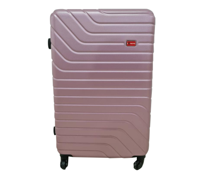 Extreme 20 inch Lightweight Hard Shell ABS Luggage Trolley - Light Pink Red - Zoom Image