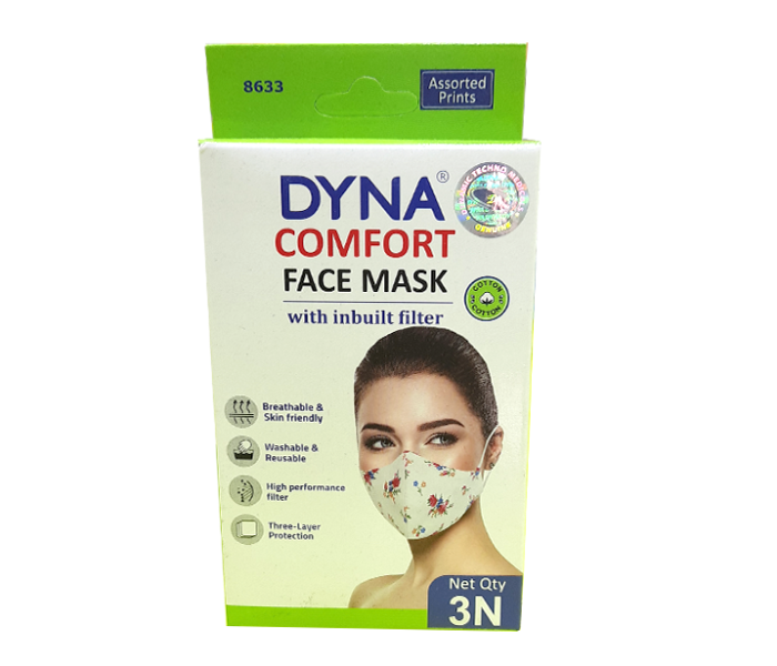 Dynamic 128402 3s Small Comfort Face Mask with Inbuilt Filter - Zoom Image