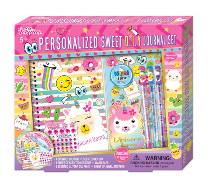 Tokidas T414 Personalized Sweet D.I.Y Journal Set for Girls - Zoom Image