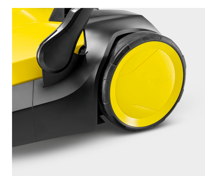 Karcher 17664600 S 6 Twin Push Sweeper - Yellow and Black - Zoom Image 2