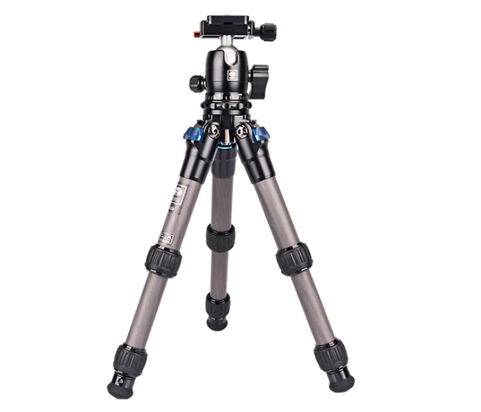 Sirui AM-223 ProfiLegs Carbon Fiber Travel Compact Lightweight Tripod with B-00K Ball Head - Black - Zoom Image 3