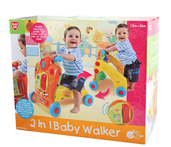 PlayGo 2446 2 In 1 Baby Walker for Kids - Zoom Image 4