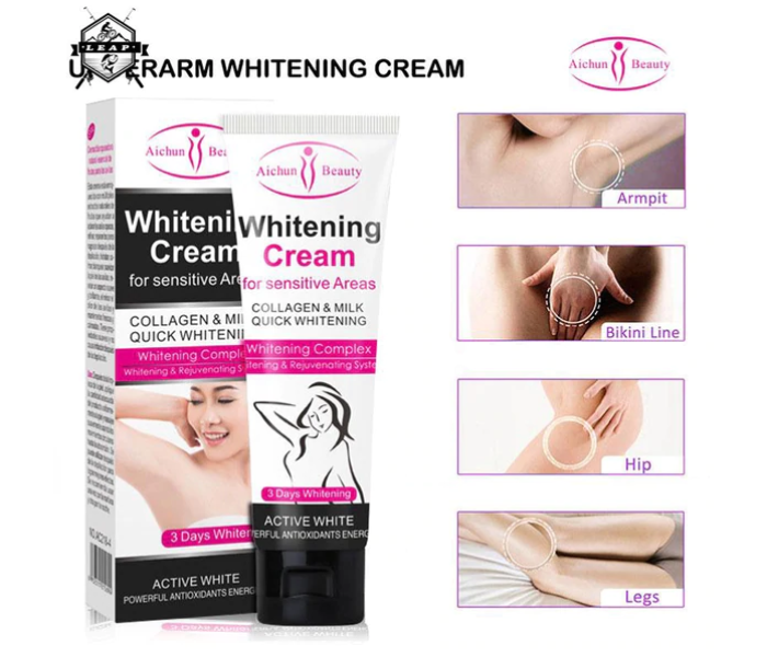 Dr Rashel AC218-4 Aichun Beauty Whitening Cream For Sensitive Areas Collagen and Milk Quick Whitening - Zoom Image 1