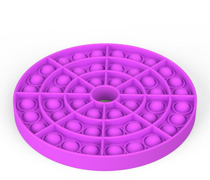 14.5cm Diameter Pop It Big Purple Circle Toy For Kids - Purple - Zoom Image