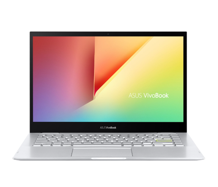 Asus TP470EZ-EC087W Vivobook Flip 14 14 Inch FHD Intel Core i5 1135G7 Processor 8GB RAM 512GB SSD 4GB Intel Iris Graphics Windows 11 - Silver - Zoom Image 1