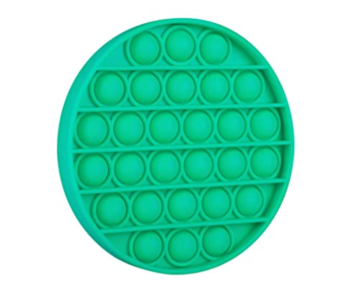 Pop It Green Circle Toy For Kids - Dark Green - Zoom Image 1