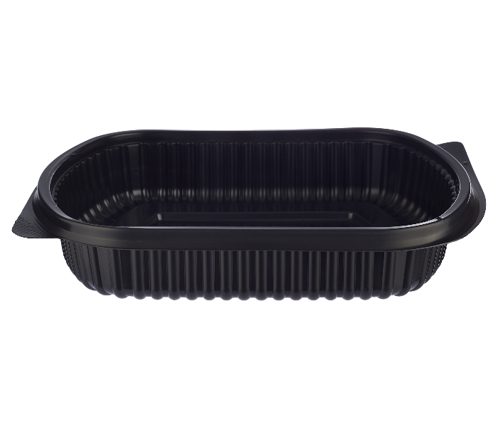 Hotpack HSMBBMW1 5 Pieces Black Base Container with Lid - Zoom Image 2