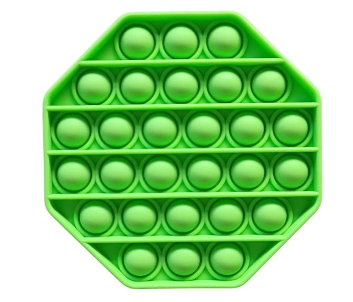 Pop It Green Octagon Toy For Kids - Green - Zoom Image