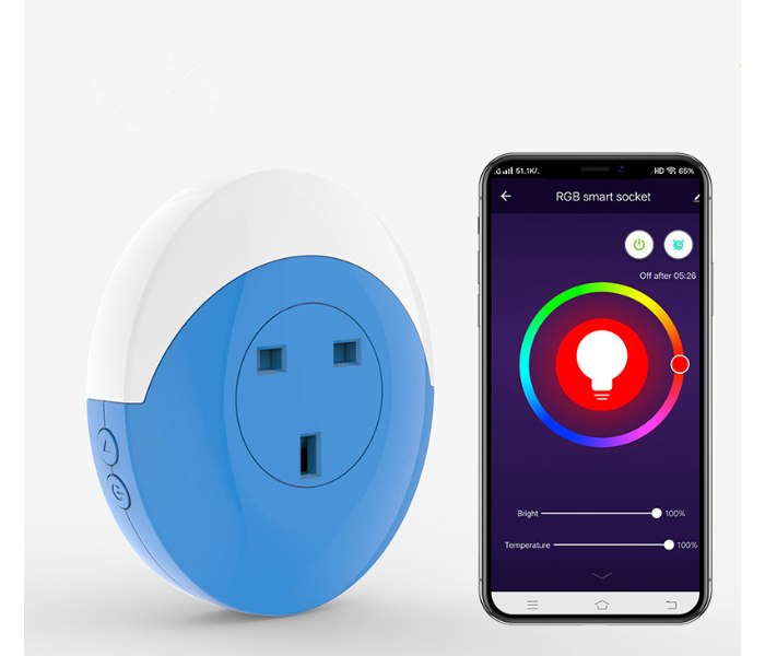 Wink Smart Wifi Plug With Rgb Night Light - Zoom Image 1