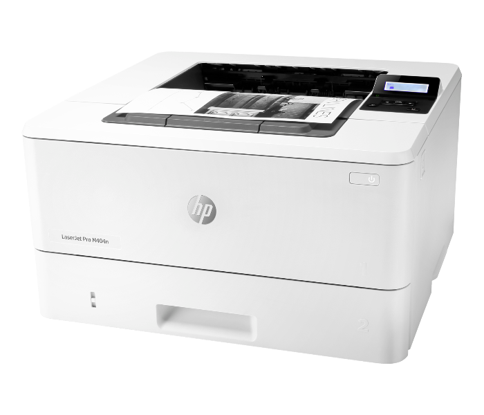 HP M404n LaserJet Pro Monochrome LaserJet Printer - White - Zoom Image 2