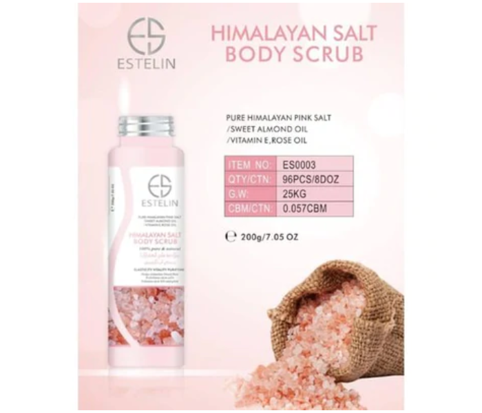 Dr Rashel ES0003 200g Estelin Himalayan Salt Body Scrub - Zoom Image 3