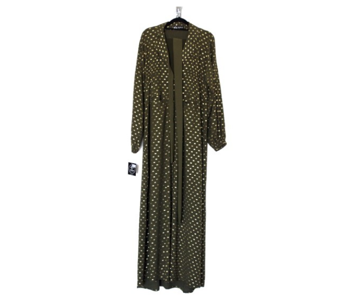 Clothinal CL00108 Stylish Abaya For Women - Green - Zoom Image